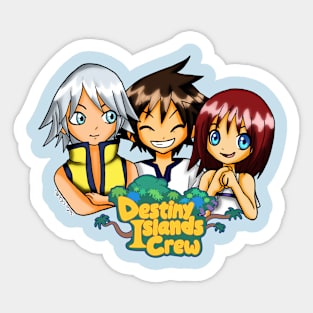 Destiny Islands trio Sticker